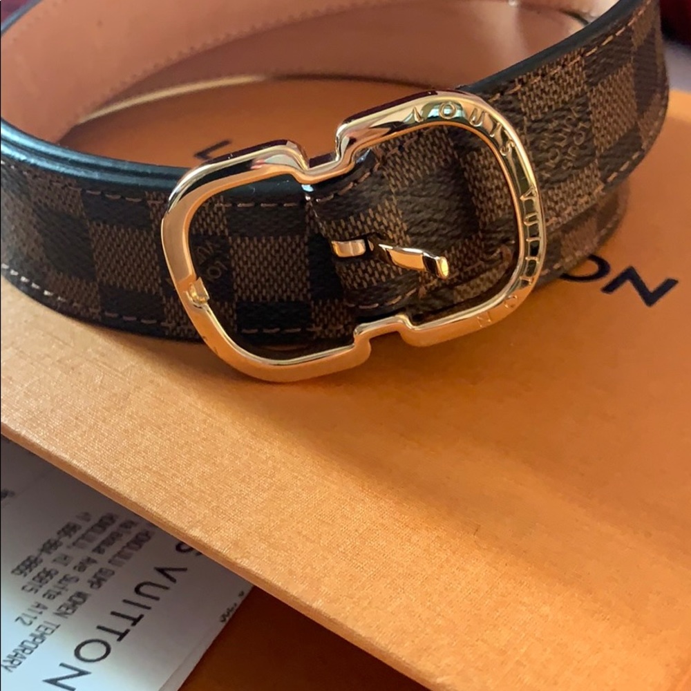 Louis Vuitton Damier ebene Mini belt 25mm